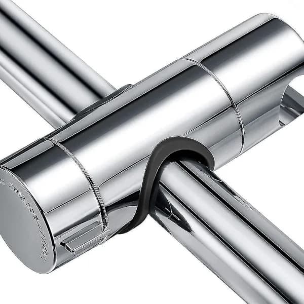 Utskiftbar Håndholdt Dusjhodeholder, Dusjhodeholder, 18-25mm Diameter Justerbar, Krom Abs (sølv)[CO]