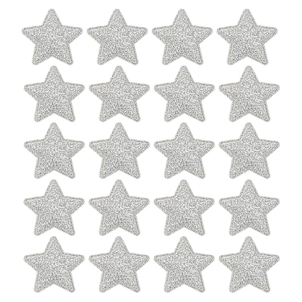 100 kpl tähtitarroja Glitter-tarroja Glitter-tähtisovelluksia