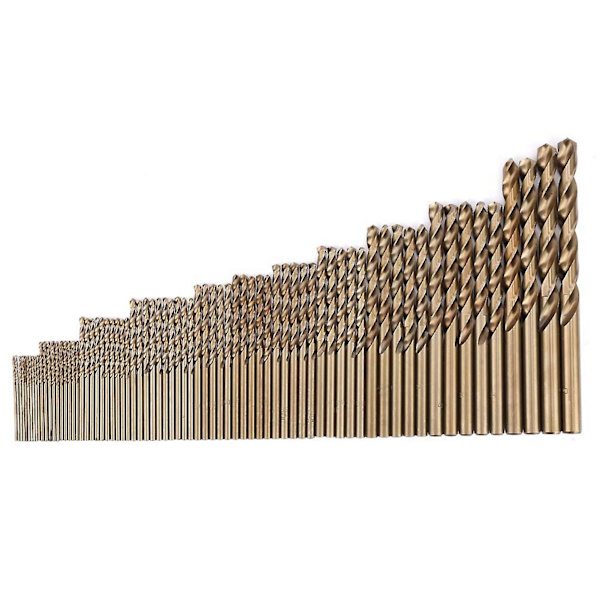 74pc M35 Cobalt Bor Sæt Hss-co Spiralbor Kombination Værktøjer(1.0-8.0mm)