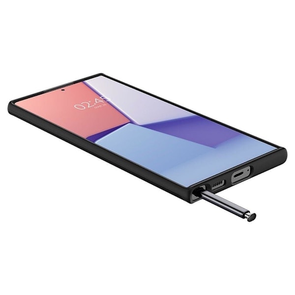 Spigen Samsung Galaxy S22 Ultra Deksel Thin Fit Svart