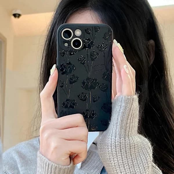 Magiskt TPU-skal med sidomönster för iPhone 14 Pro