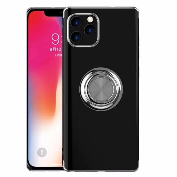 iPhone 12 Pro - Floveme Deksel med Ringholder Röd