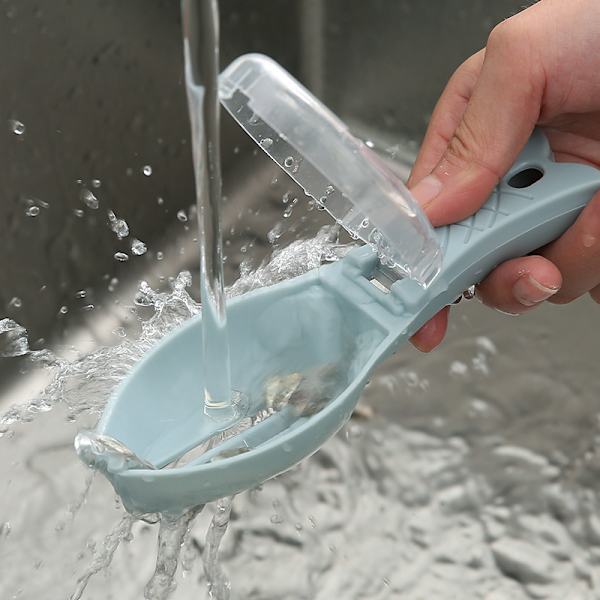 Fish Scale Scraper with Lid, Kitchen Tool for Descaling Fish, Manual Fish Scale Remover, Fish Scale Cutter
