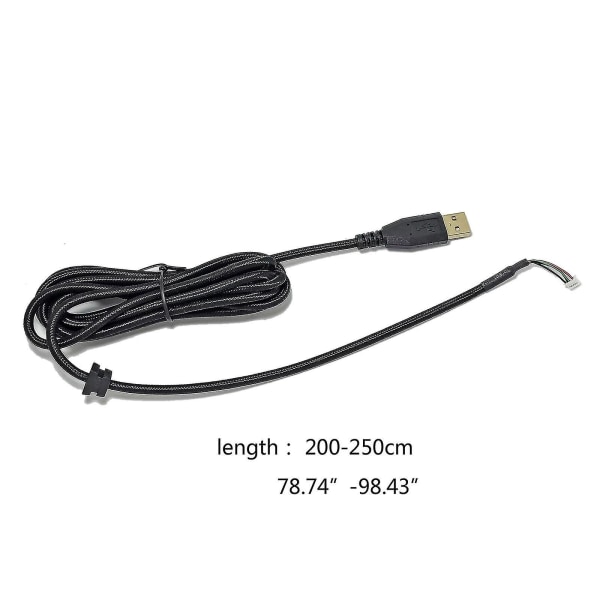 Usb-kabel for tastatur, erstatningskabel i PVC for Razer Blackwidow X Chroma