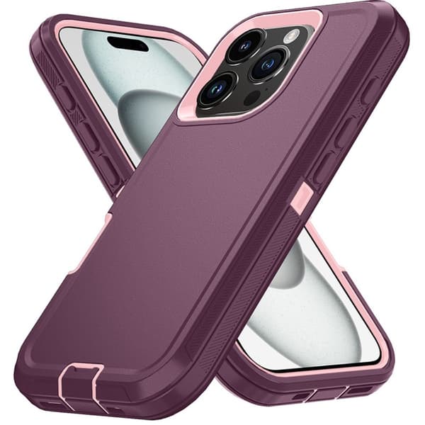 iPhone 16 Pro Cover Xtreme Stødsikkert Hybrid Sort/Orange 61