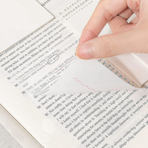 100 st transparenta självhäftande lappar