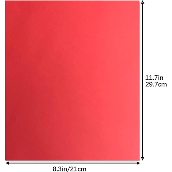 Farget papir A4 Farget papir 100 ark Farget A4 pakke assortert 70gsm
