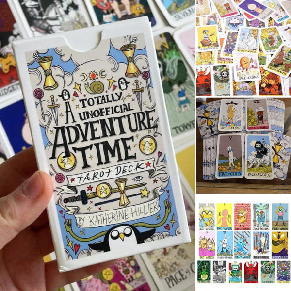 78 st Adventure Time Tarot för Nybörjare Klassiska Tarot Brädspelskort Adventure Time Tarot