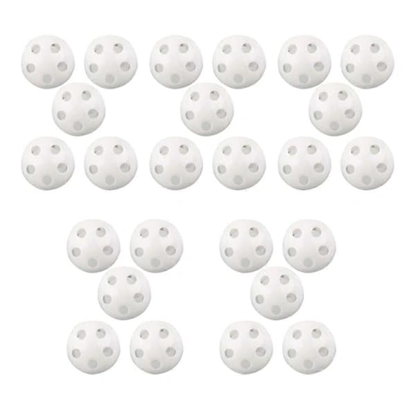 50 stk Babyleker Rangleinnlegg Babyleker Søm Lyd Maker Rangleinnlegg Håndverk Hvit 2.40X2.40X2.40CM