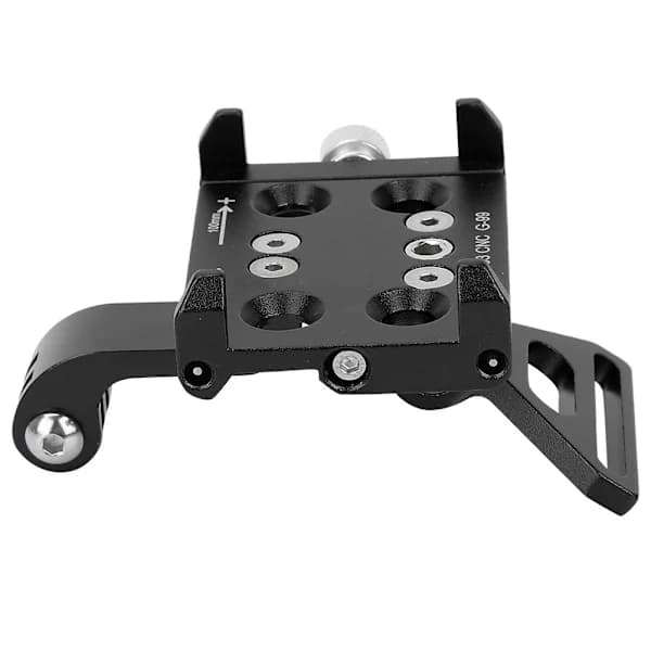 Cykel Aluminiumlegering Telefonholder Styrbeslag Sort[co]