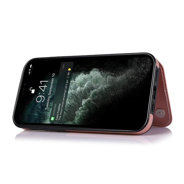 iPhone 12 Pro - Nkobee-deksel med kortholder Mörkblå