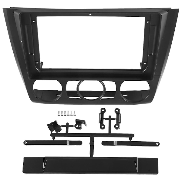 Bil DVD Ramme Audio Adapter Dash Trim Kits Facia Panel 9 Tommer til 1 Serie E88 E82 E81 E87 2004-2011 Radioafspiller (YJD) Black