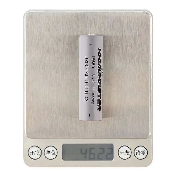 Radiomaster 3.7V 18650 3200mAh Batteri til RadioMaster GX12 Pocket TX16S Boxer TX12 MT12 Radio Trans[YJD] 2pcs