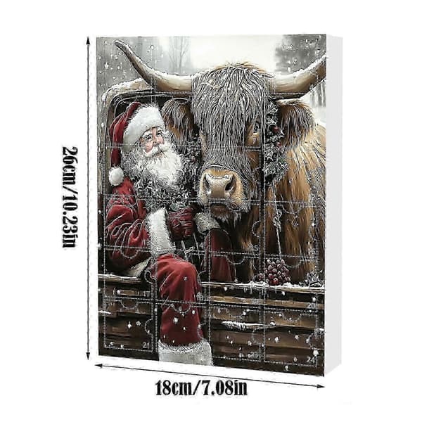 Juleko Julekalender 2026 24 Dage Julekalender Hængende Ornament WUD5664b DOC[YJD]