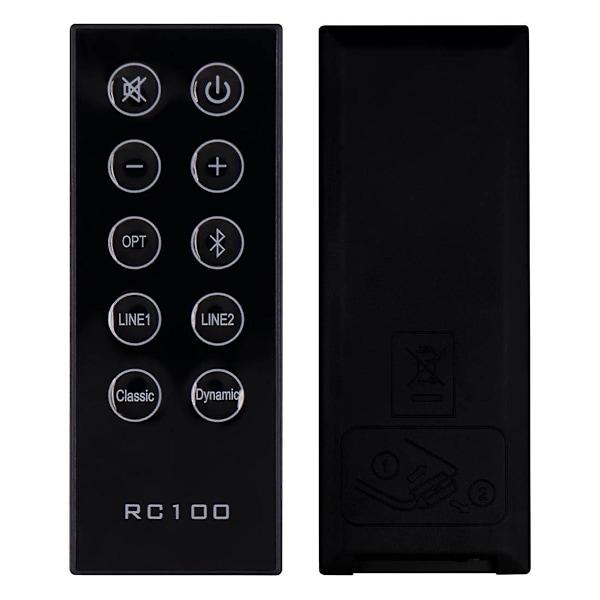 Rc10d Fjernkontroll Passer Til Lydhøyttalersystem Rc10d Rc100 R2000db Fjernkontroll kk