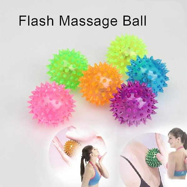 Blinkande Ljusboll Högstudsande Bollar Nyhet Sensoriska Igelkottsbollar[HK] Multicolour