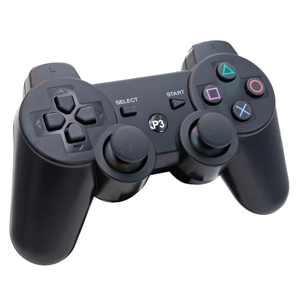 PS3 Trådløs Håndkontroller 2-pakning Kompatibel Svart[YJD]