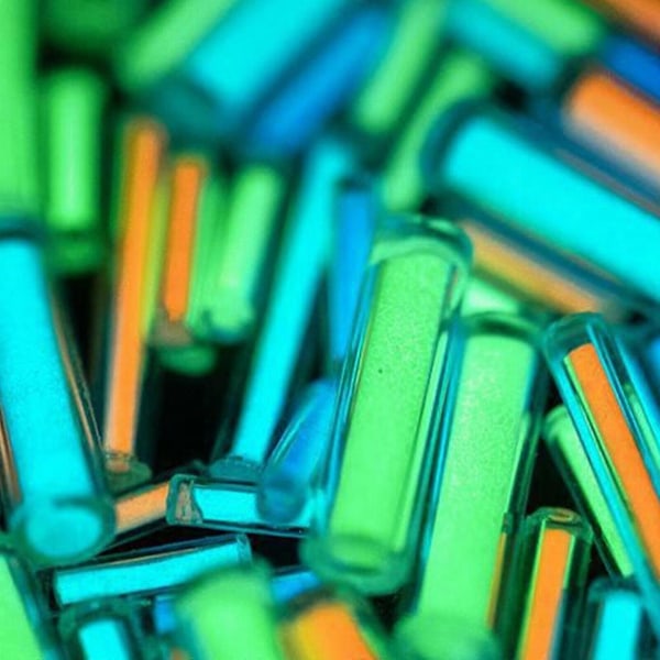 Istedenfor Tritium Gassrør Selvlysende Utendørs Glass Lysende Rør Stick Lights Fg[YJD] Orange 1.5*6mm