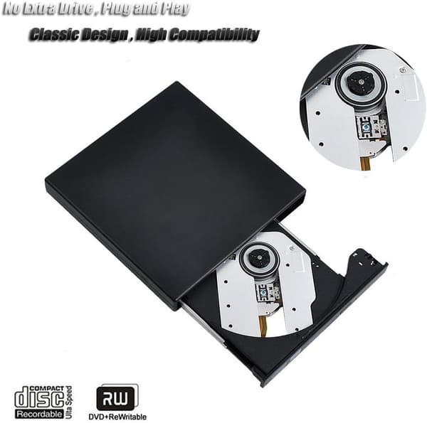 Bærbar 4K Ultra HD Blu-ray-brenner for PC og Mac[YJD]