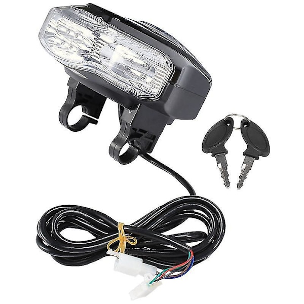 60v Angel Eyes LCD Lyshastighedsdisplay Batteri Horn Forlygtekontakt Nøgle til Citycoco El-Scooter