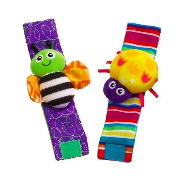 Baby Infant Rattle Socks Leksaker Greppaktivitet Spädbarn Nyfödd Småbarn Utvecklingsgåva För Bebisar Pojke Flicka 0+[YJD]