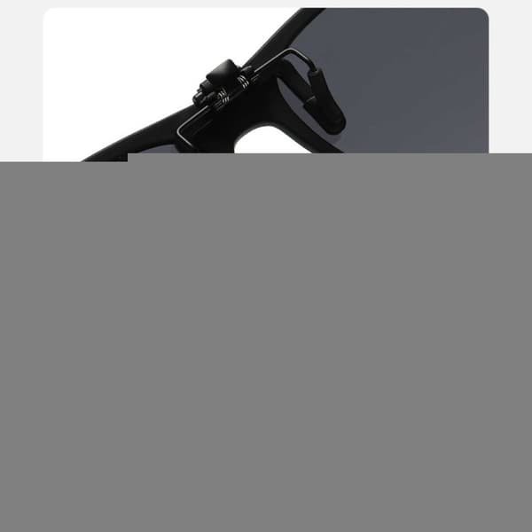 Polariserede Wayfarer Clip-on Solbriller Sort[YJD]