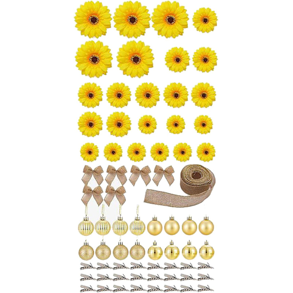 Juletræsdekoration.[YJD] Yellow 1set