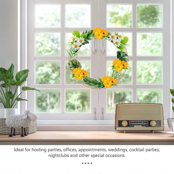 Järnkransringar Pysselringar för kransbas Blomkransframställning Rund form 30x30cm Blandade färger 2st[YJD]