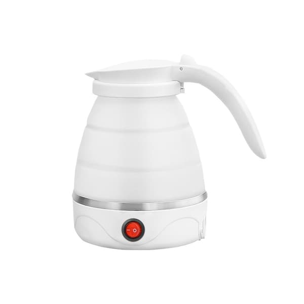 Hopfällbar vattenkokare i silikon 1200 ml med kontrollmodell [YJD]