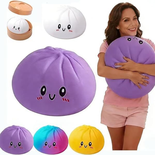 Fidgetlegetøj Blødt Squishy 25 cm Hvid Stresslindring til Voksne og Børn[YJD] purple