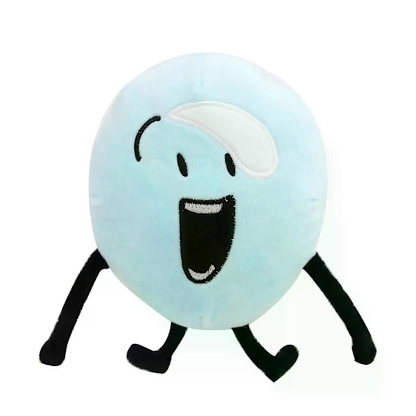 HaKeLai Ny BFDI Battle For Dream Island Plyschleksak Gosedjur Mjukt Djur X Siffror Blintz Block Markör Penna Häftapparat Pommes Frites Gåvor[YJD] Bubble 15cm