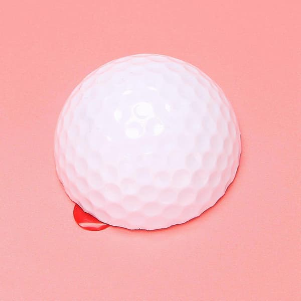 3D Prank Tricky Creative Glass Window Stickers Auto (valkoinen Golf)[YJD]