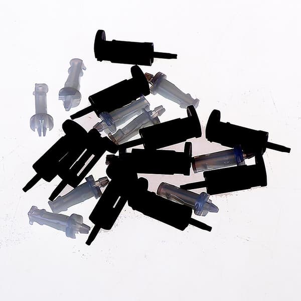 10 stk. plastik monteringsclips køleplade til Intel 4-vejs CPU-kølere[YJD] Black White