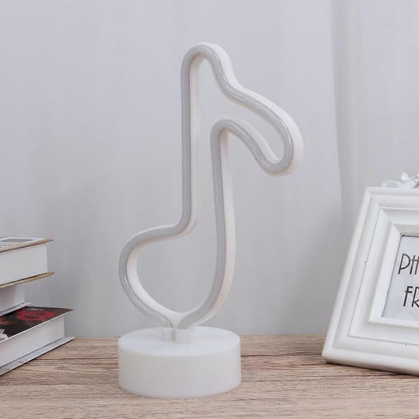 LED Neon Lampe Musiknode Neon Bordlampe til Festrumsbelysning[YJD]