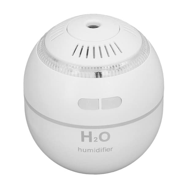 120 ml USB-luftfuktare DC 5V/1A, 2-hastighets aromaterapi eterisk oljediffusor, vit (YJD)