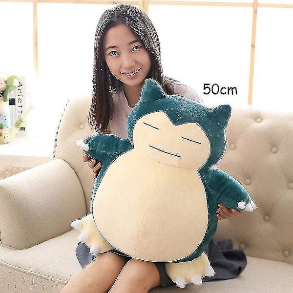 Snorlax Plyschleksak, Jumbo Snorlax Mjuk Kudde Söta Stoppade Dockor - (FMYED)