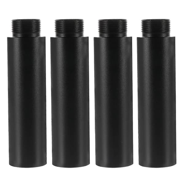 4 st skrivbordsmikrofonstativ förlängningsrör för mikrofon (svart) [YJD] Black 7.5X2X2CM