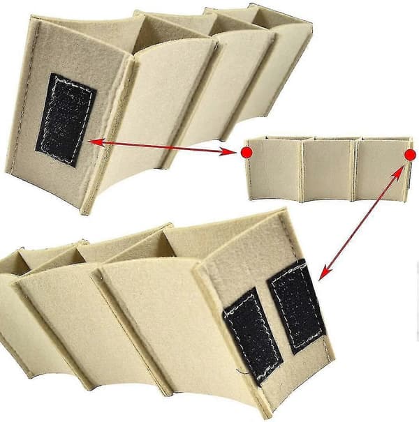 Rejse Makeup Organizer Taske Beige Lille Størrelse[YJD]