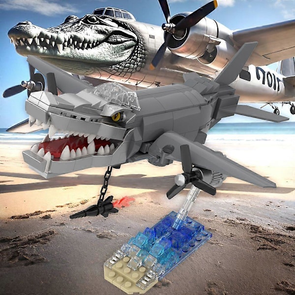 Brainrot AI Tung Tung Tung Sahur Byggeklodser Tralalero Tralala Action Legetøjsfigurer[YJD] D