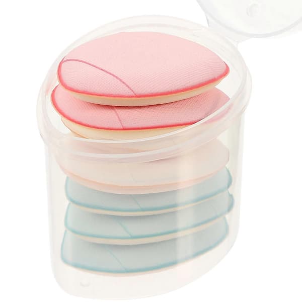 Ventilerande fingerpuff mini-sminkpuff för sminkbruk 28 st ansiktsskönhet[YJD]