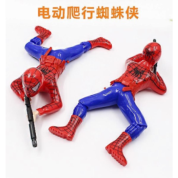 Elektrisk krypande kamouflage-soldat Spider-Man Hulk Superman amerikanskt team med gripljudseffekt som äter kyckling actionleksak Hulk Crawler