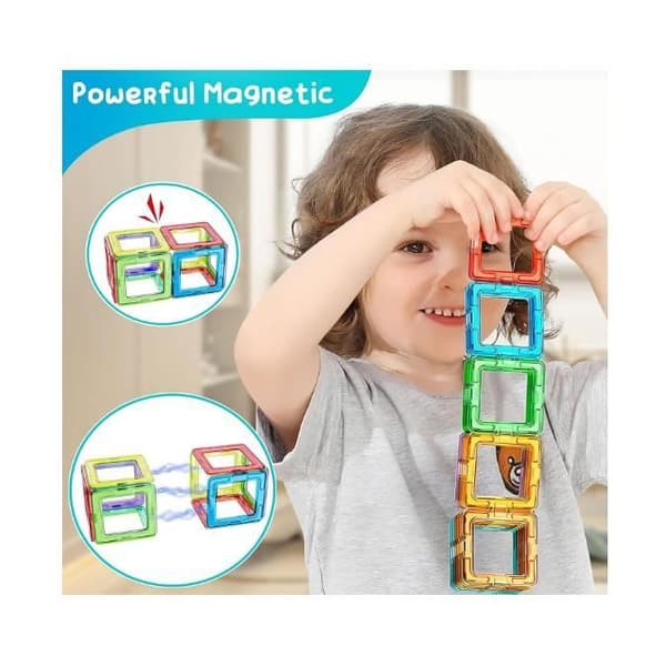 Byggleksak - Ospecificerad - 40 delar - Magnetisk - Pedagogisk - Giftfri[YJD] Multicolor