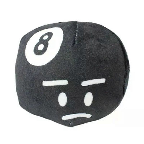 HaKeLai Ny BFDI Battle For Dream Island Plyschleksak Gosedjur Mjukt Djur X Siffror Blintz Block Markör Penna Häftapparat Pommes Frites Gåvor[YJD] No.8 Ball 13cm