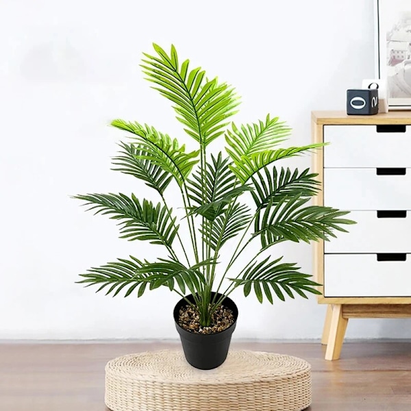 Store kunstige planter, spredt hale palmer, bananblade, havedekoration tilbehør, falsk bonsai 24 heads