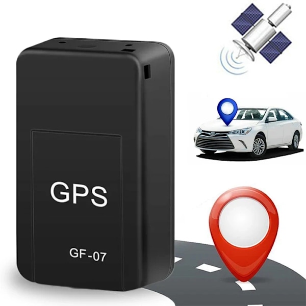 GPS-tracker Stark Magnetisk Bilspårning Anti-Förlust Anti-Stöld Utrustning Mini Portabel Exakt Positionering GPS-lokalisator (YJD) black