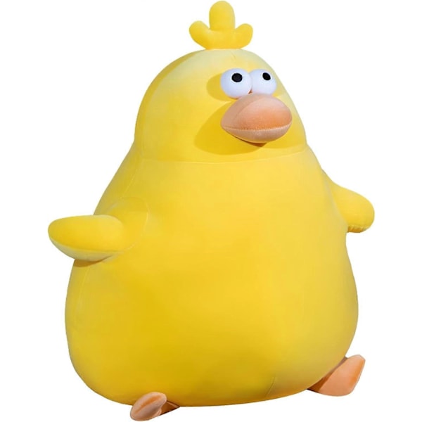 Söpö rumpusilmäinen kanan pehmolelu täytetty eläin halattava pehmeä kangaslelu (Tipu, 40 cm) [HK]