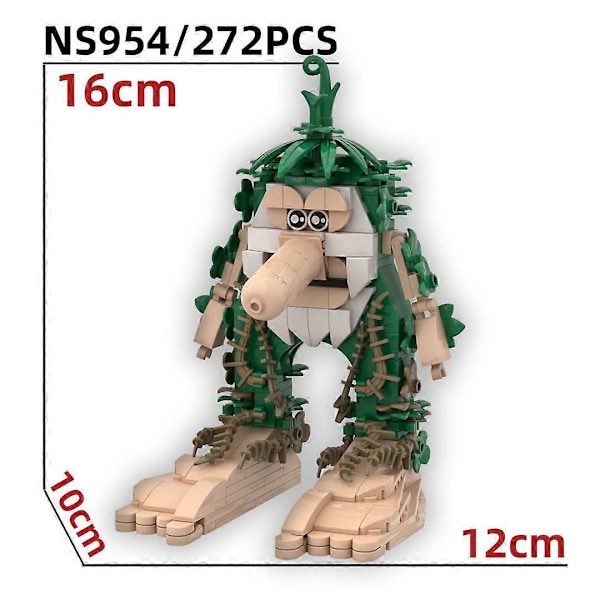 Brainrot AI Tung Tung Tung Sahur Byggklossar Tralalero Tralala Action Leksaksfigurer[YJD] G