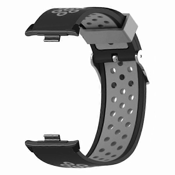 Til Xiaomi Redmi Watch 4 Dual Color Silikone Urrem Armbånd [HK] Style B Multicolor