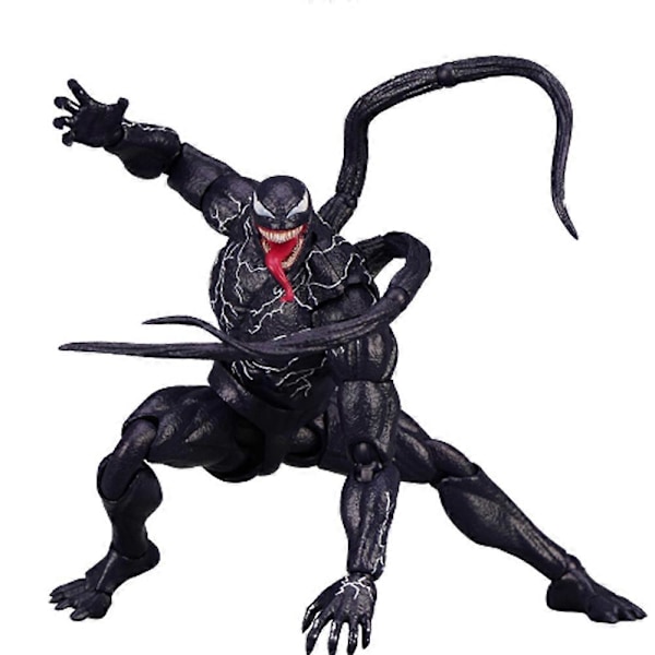 Marvel Legends Venom Actionfigur Figur Toy Display Venom med Små Delar Ersättningar Fans Samling_v (YJD)