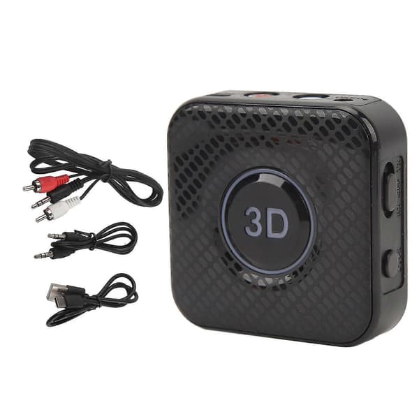 2 i 1 Bluetooth5.1 Modtager Sender 3.5mm Stabil Forbindelse Trådløs Adapter til Bil Hjem Stereoanlæg[YJD]